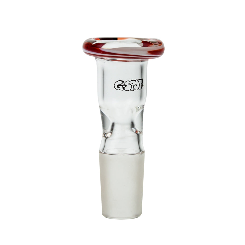 G-Spot Glass - Color Tulip Bowl - 18.8mm - Red and White