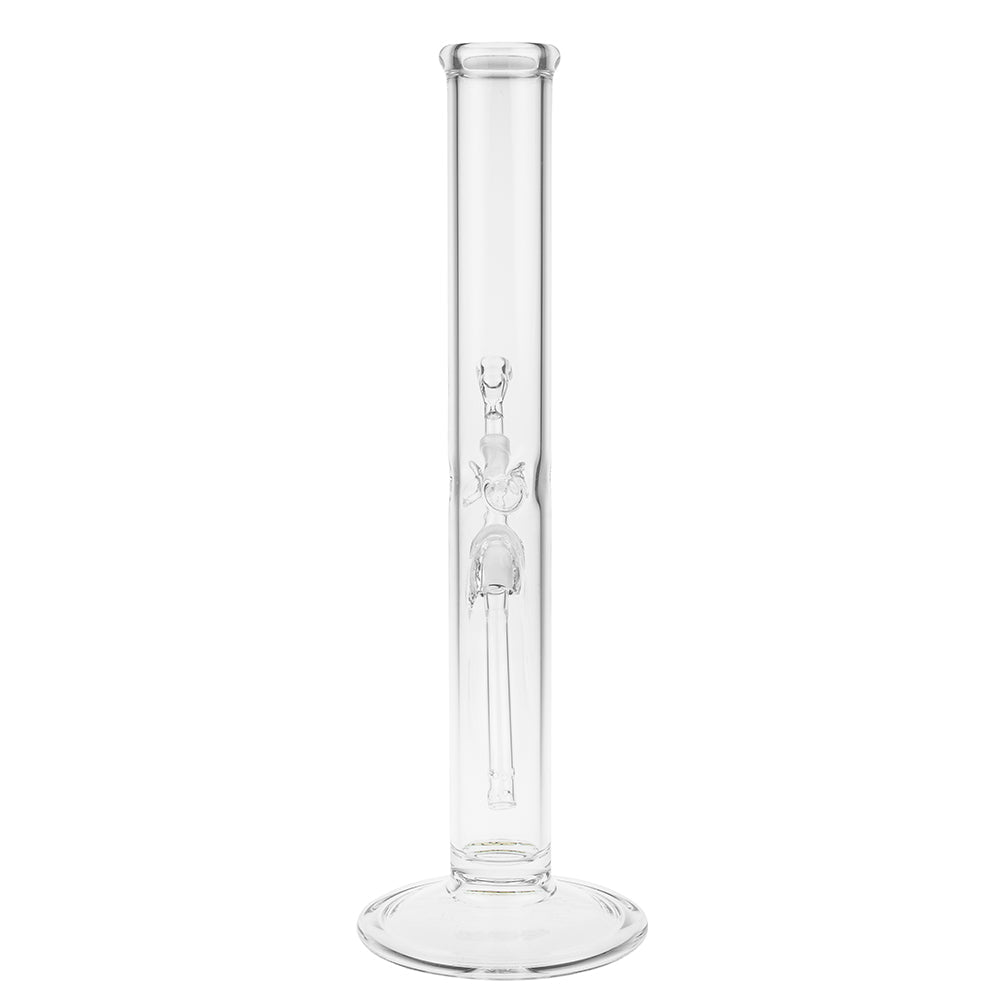 G-Spot Glass Classic Cylinder Ice Bong with Gold Logo | 40 cm - Back View