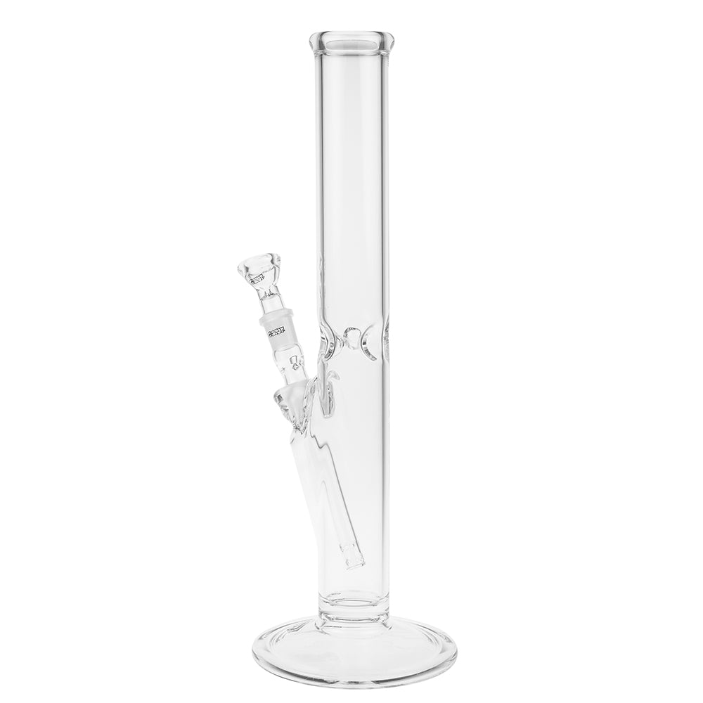 G-Spot Glass Classic Cylinder Ice Bong with Gold Logo | 40 cm - Side View 4
