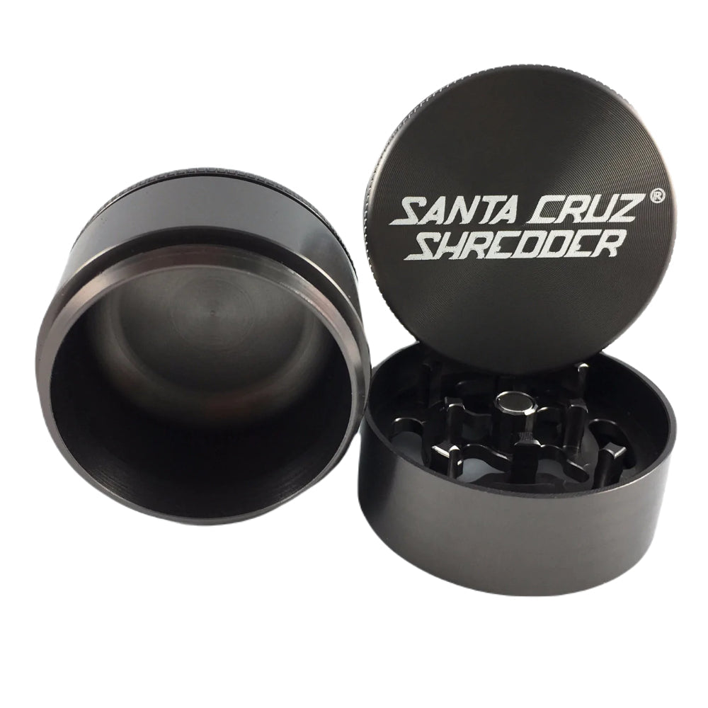 Santa Cruz Shredder Aluminum Herb Grinder | Small | 3-Part | Grey