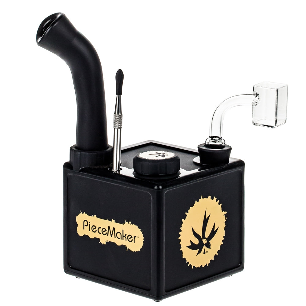 PieceMaker Kube Silicone Dab Rig | Black