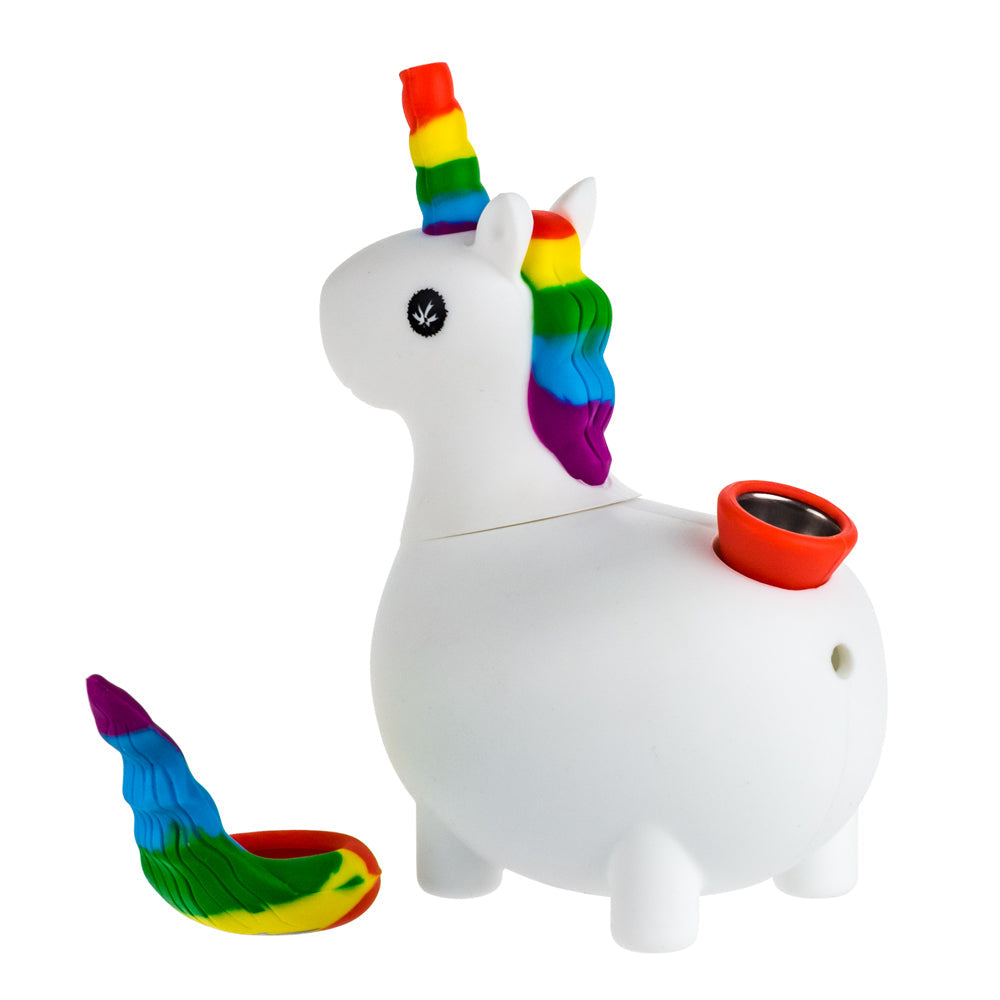 Piecemaker Silicone Unicorn Bong - Cap Off