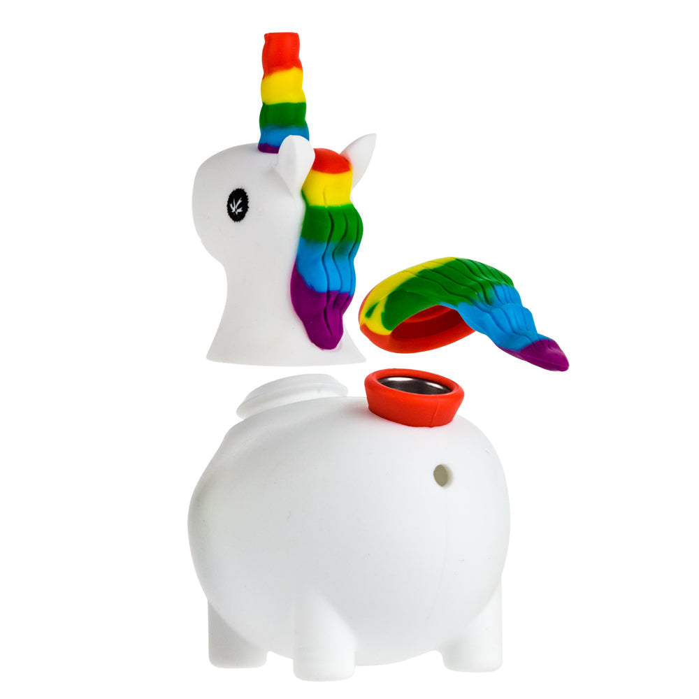 Piecemaker Silicone Unicorn Bong - Bowl with Cap