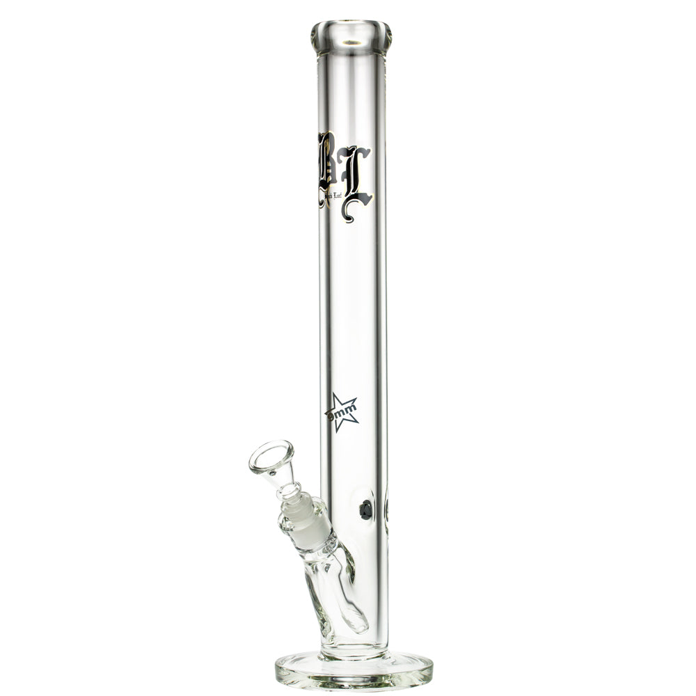 Black Leaf 9mm Straight Bong | 50 cm - Side View 2