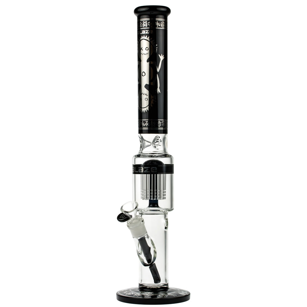 Blaze Glass Voodoo Tree Perc Ice Bong - Side View 2