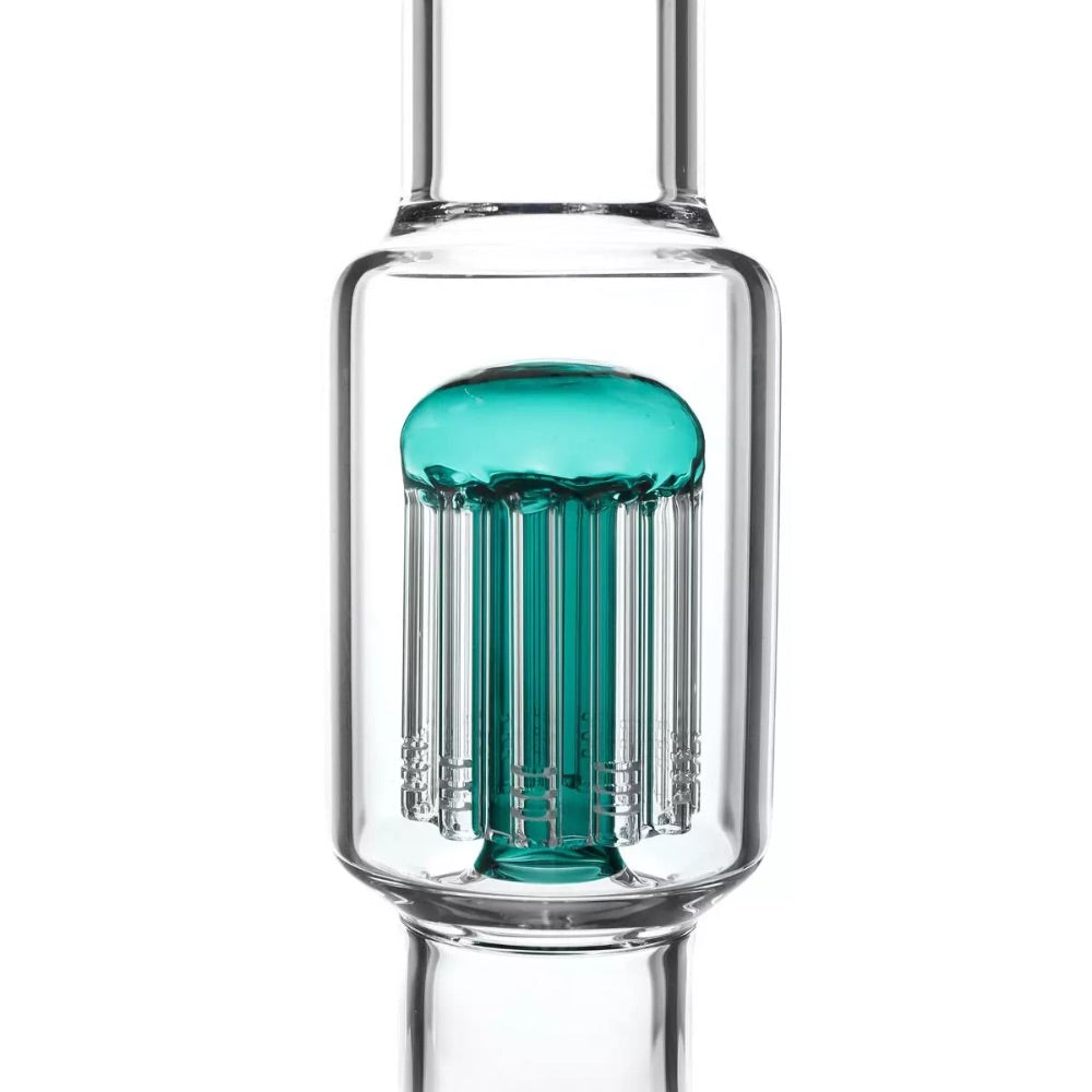 Heisenberg Beaker Bubble 12-Arm Tree Perc Bong | Dark Green | percolator