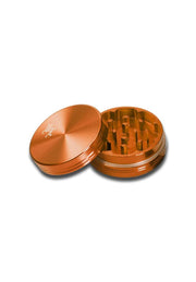 Black Leaf - Aluminum Herb Grinder in Gift Box - 2-part - 55mm - Orange