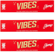VIBES King Size Slim Hemp Rolling Papers