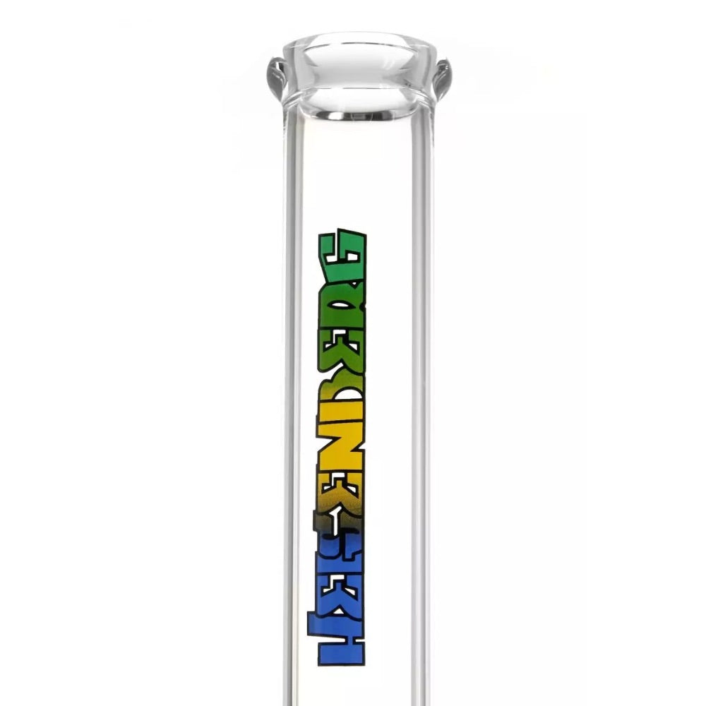 Heisenberg Old School Color-Line Ice Bong with Triple HoneyComb Perc | stem