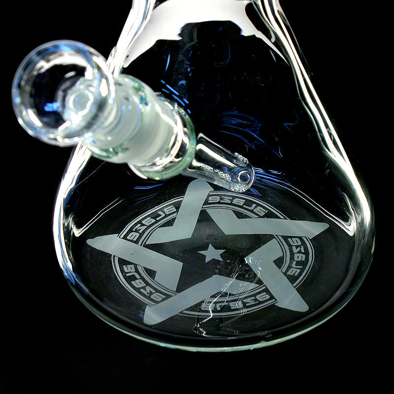 Blaze Glass Clear Glass Bong - Beaker Base - 7mm