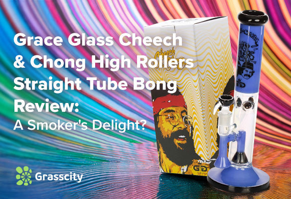 Grace Glass Cheech & Chong High Rollers Straight Tube Bong Review: A Smoker's Delight?