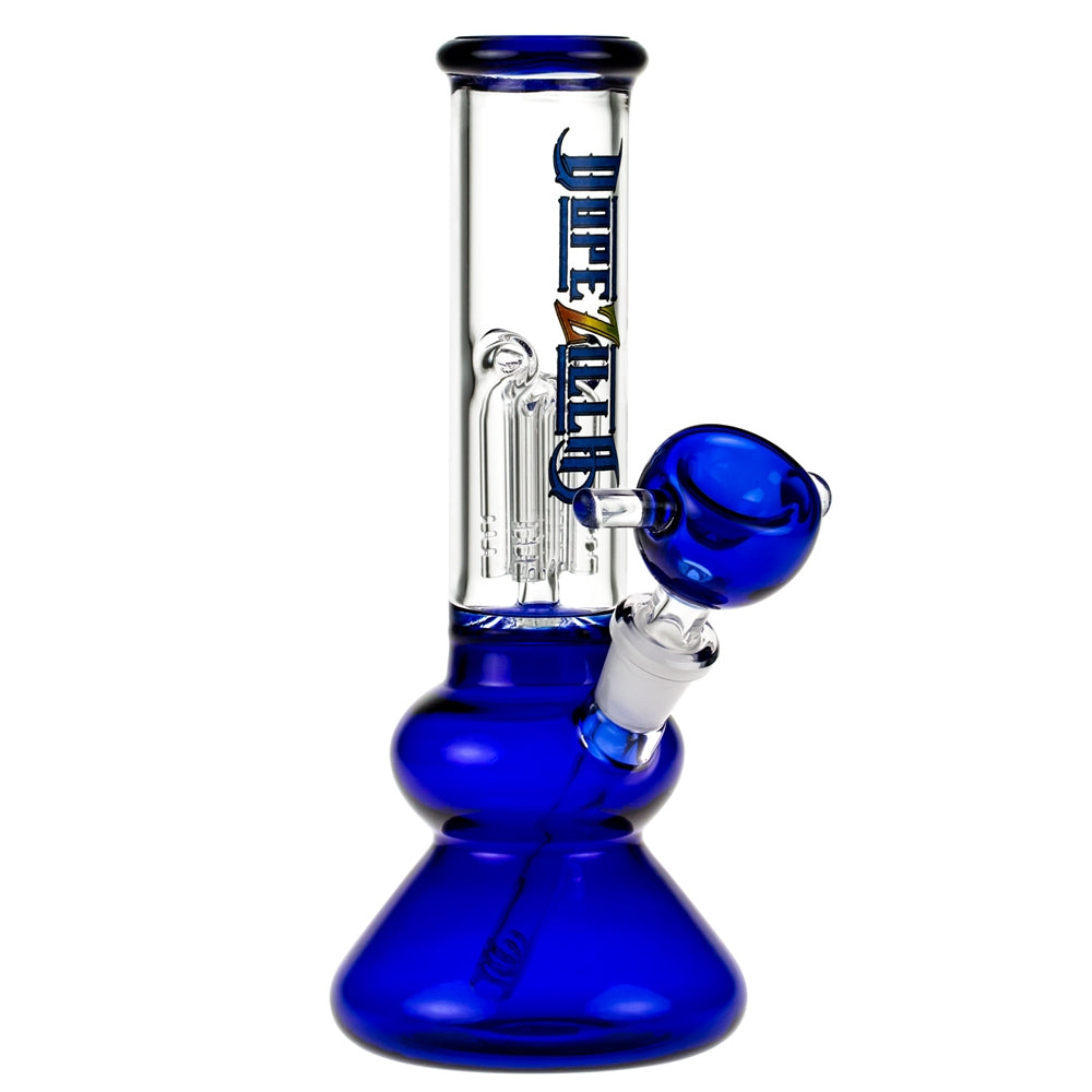 Dopezilla Tokyo Dope Glass Beaker Ice Bong with Tree Perc