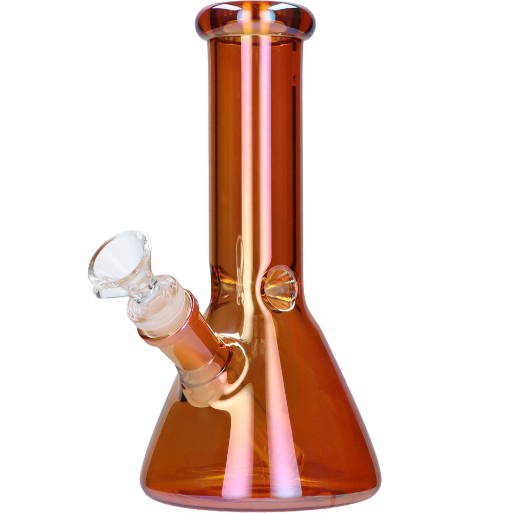 Famous X 8 Inch Fumed Glass Beaker Ice Bong