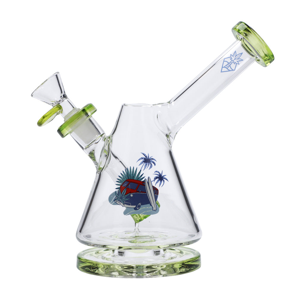 Cabana Cannabis Co. Beaker Base Bong with Circular Foot