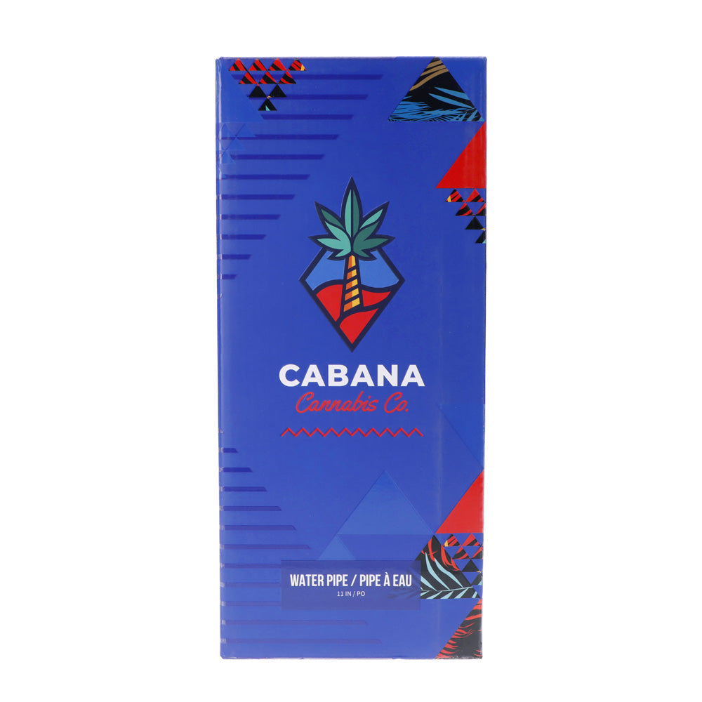 Cabana Cannabis Co. Vase Base Perc Bong with Circular Foot | Box | front view