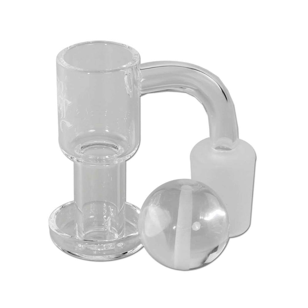 Black Leaf Terp Slurper Quartz Banger with Marble