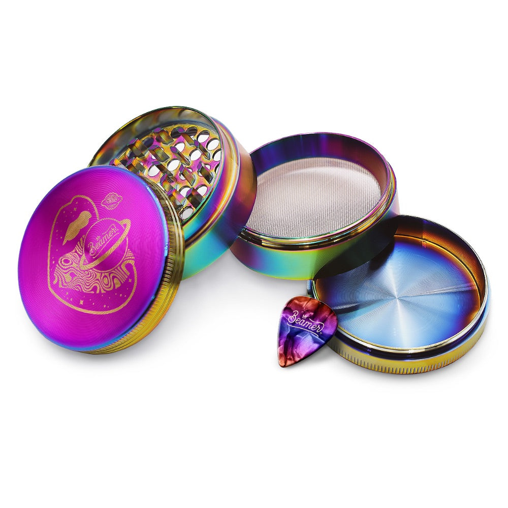 Beamer 4-Part Aircraft Grade Luminate Zinc Grinder | Beamer Galaxy