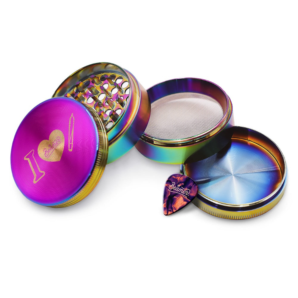 Beamer 4-Part Aircraft Grade Luminate Zinc Grinder | I Heart Joint
