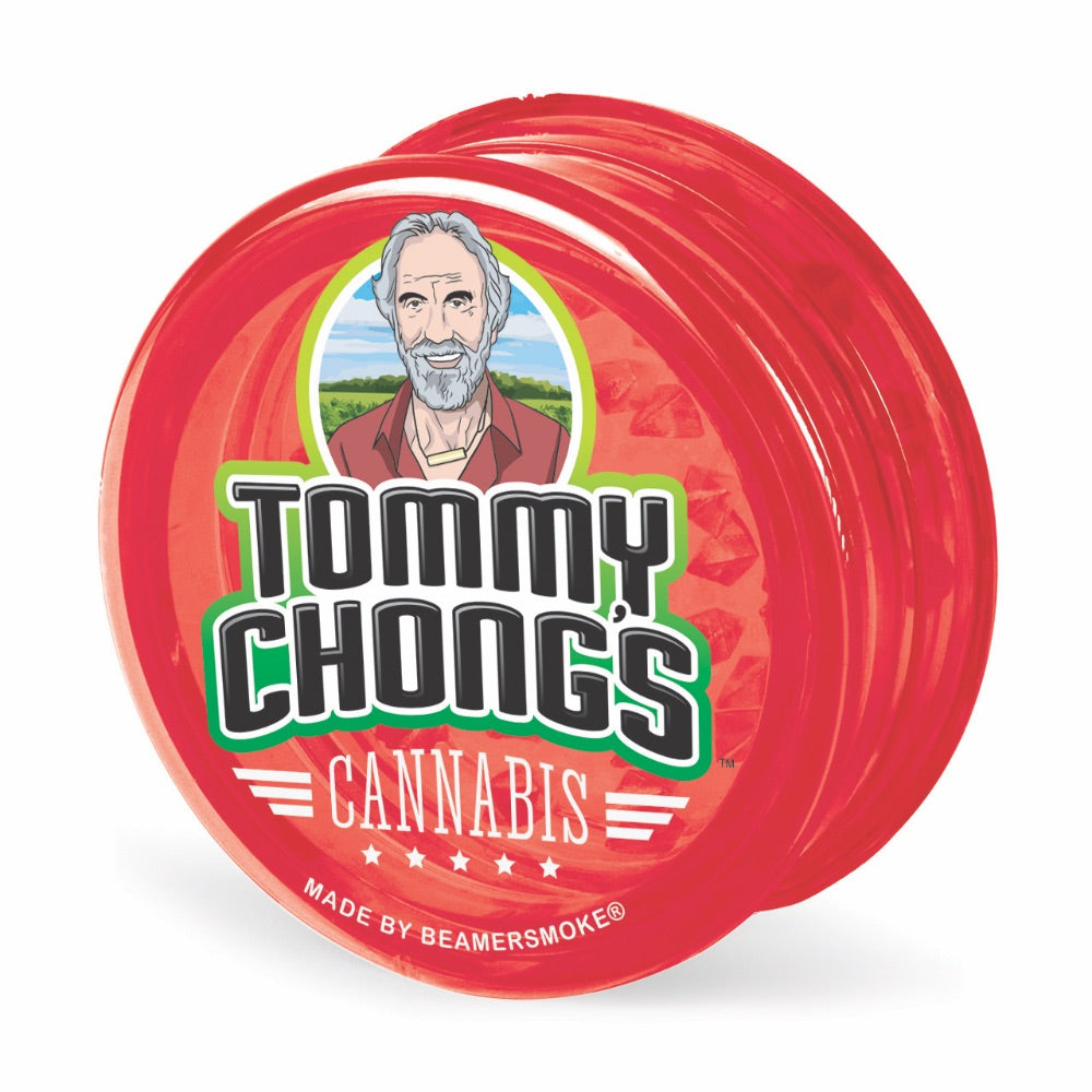 Beamer x Tommy Chongs 63mm Virgin Acrylic Grinder | red