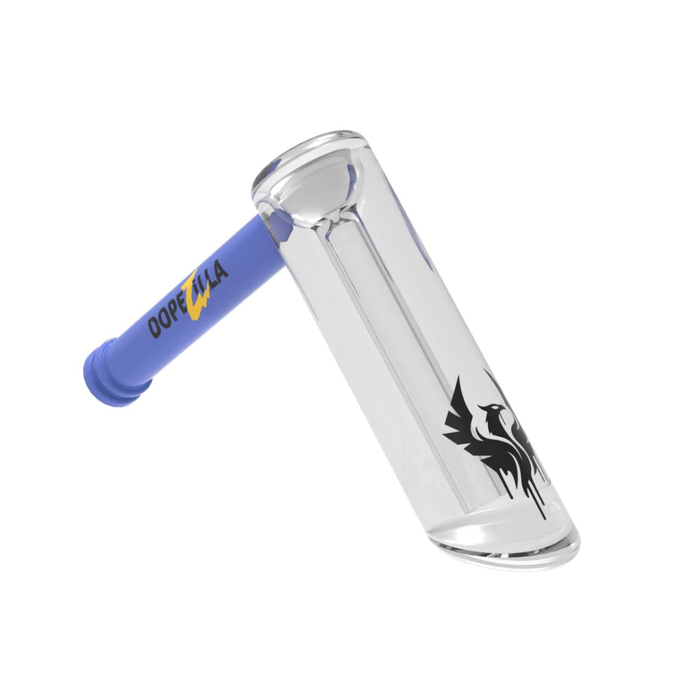 Dopezilla Phoenix Bubbler | Milky Blue | side view 1
