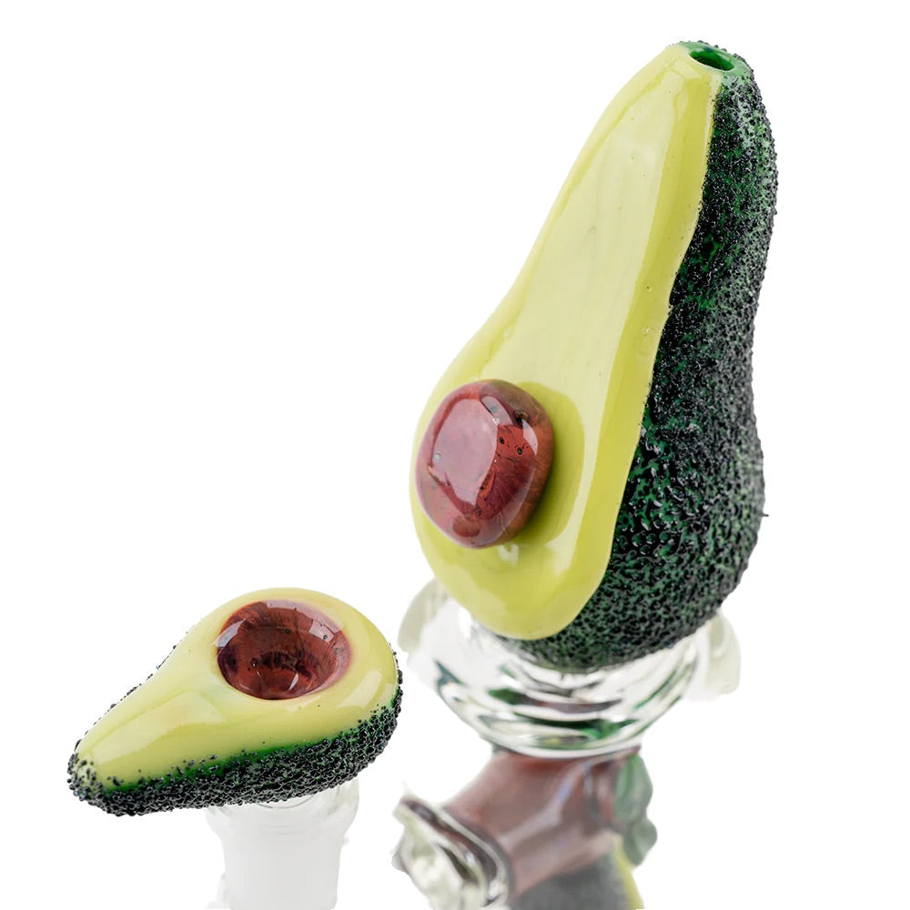 Empire Glassworks Avocadope Mini Bubbler | 14.5mm | top view
