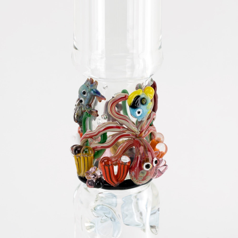 Empire Glassworks Beaker Ice Bong Kit | Under The Sea | close view 1