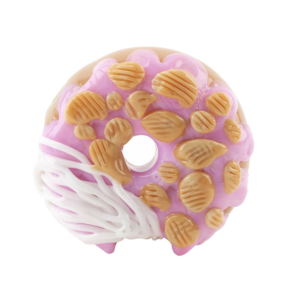 Empire Glassworks Pink Donut Pipe | bottom view 2