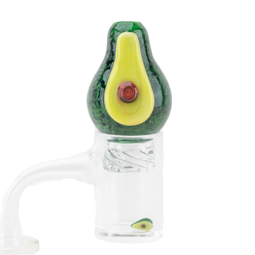 Empire Glassworks Spinner Cap with Terp Pearl | Avocadope | on banger