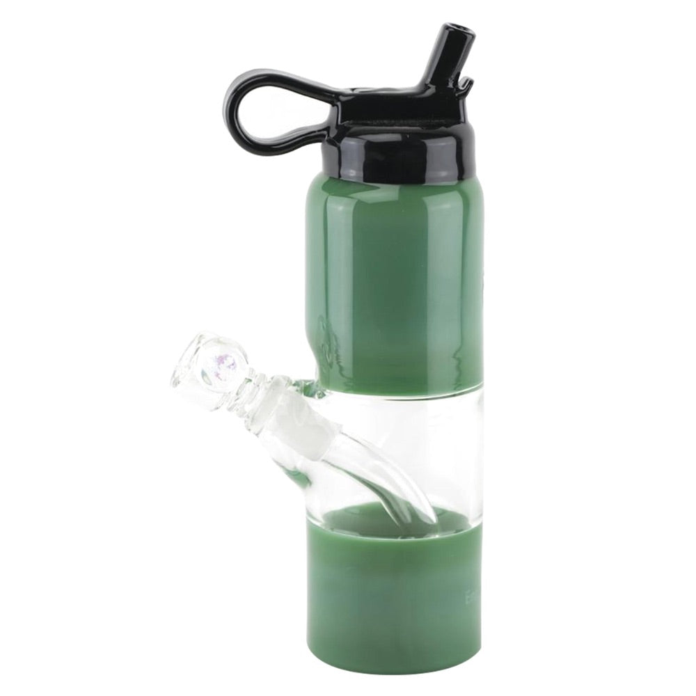 Empire Glassworks Water Bottle Kit | Forest Green | side view