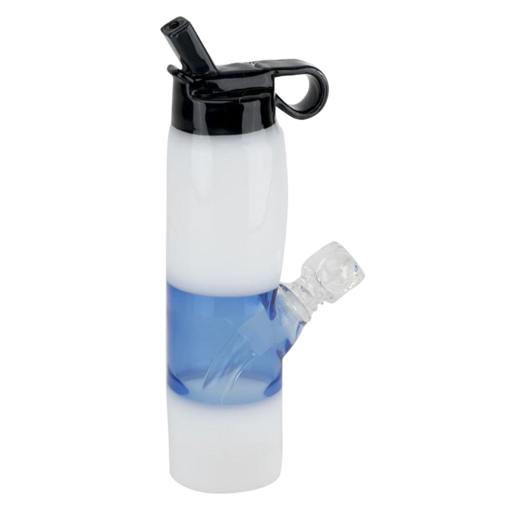 Empire Glassworks Water Bottle Kit | White/Blue | side view