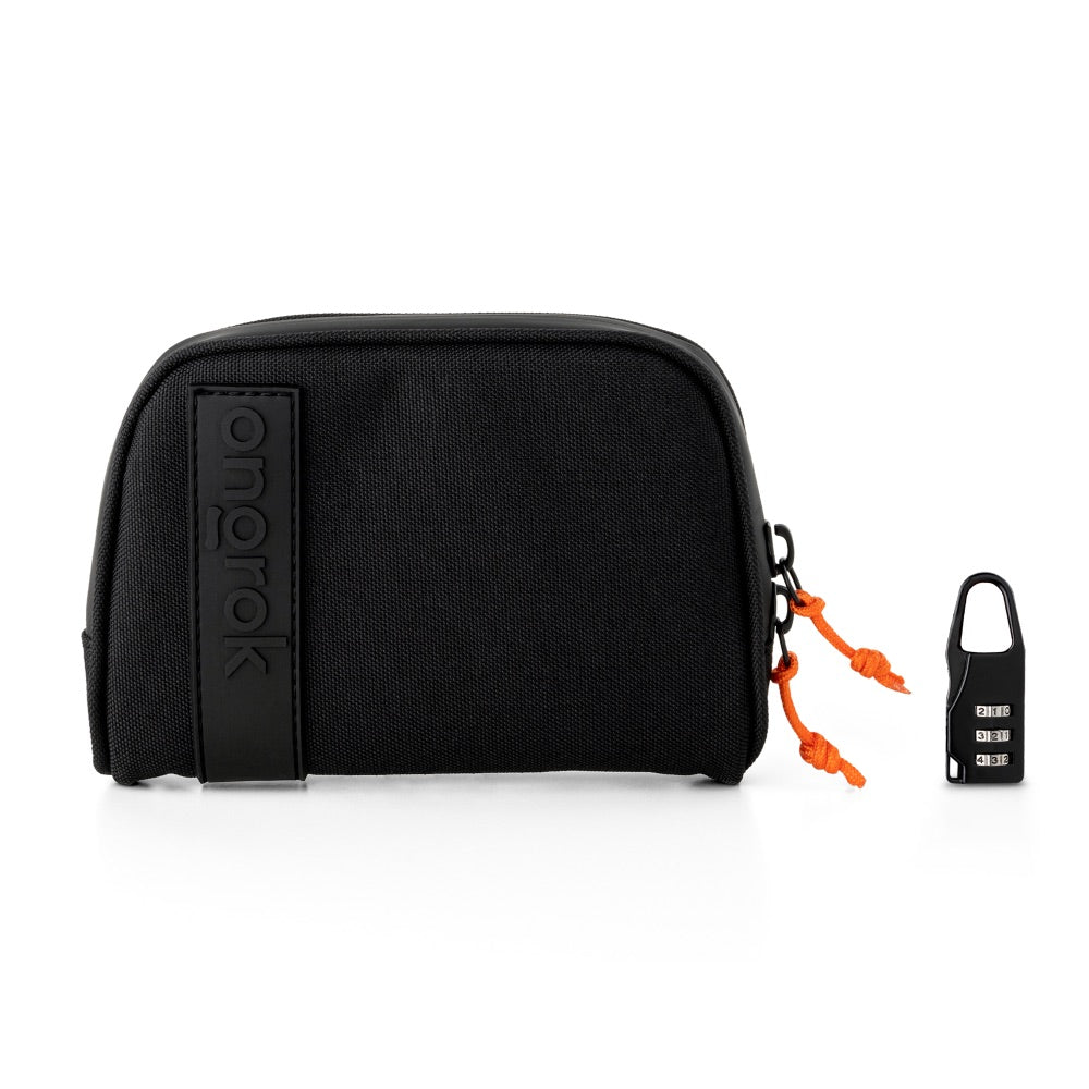 ONGROK Smell Proof Locking Wallet 2.0 | Black | Small