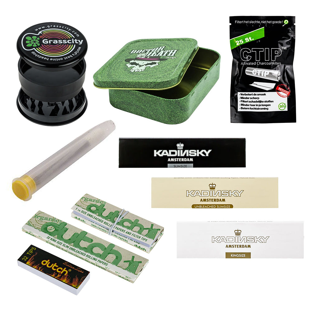 Grasscity Crazy Combo Deal | Amsterdam Blunt Starter Kit | Dr Death