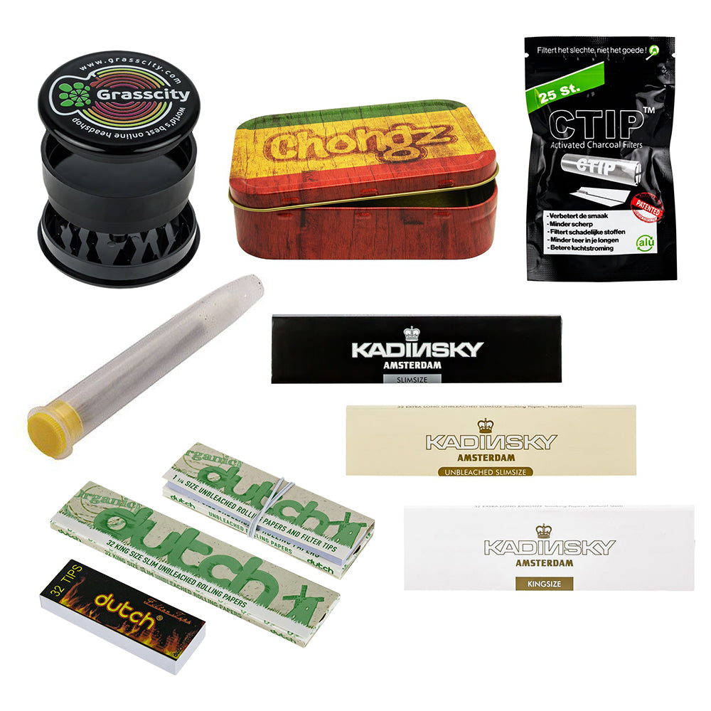 Grasscity Crazy Combo Deal | Amsterdam Blunt Starter Kit | Rasta