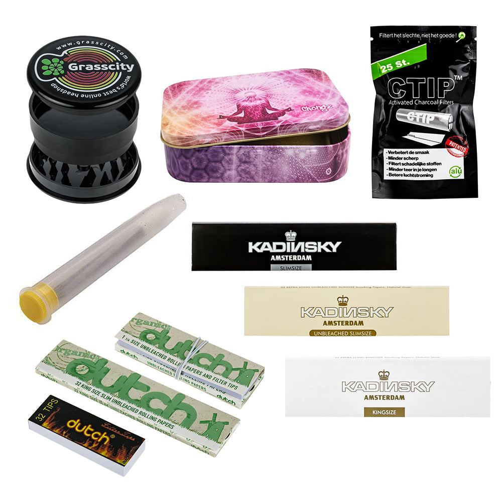 Grasscity Crazy Combo Deal | Amsterdam Blunt Starter Kit | Meditate