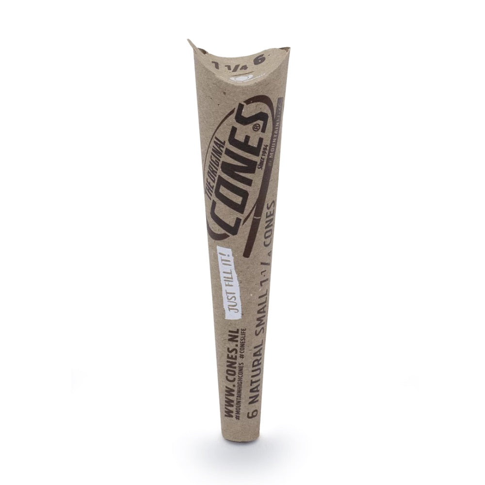 Cones Natural Paper Pack Small 1 1/4 Pre-Rolled Cones