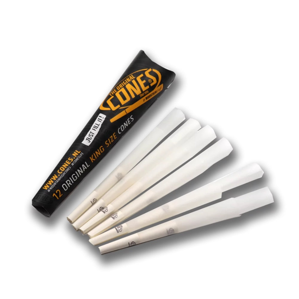 Cones Original King Size Paper Pack Pre-Rolled Cones | 12 Pack