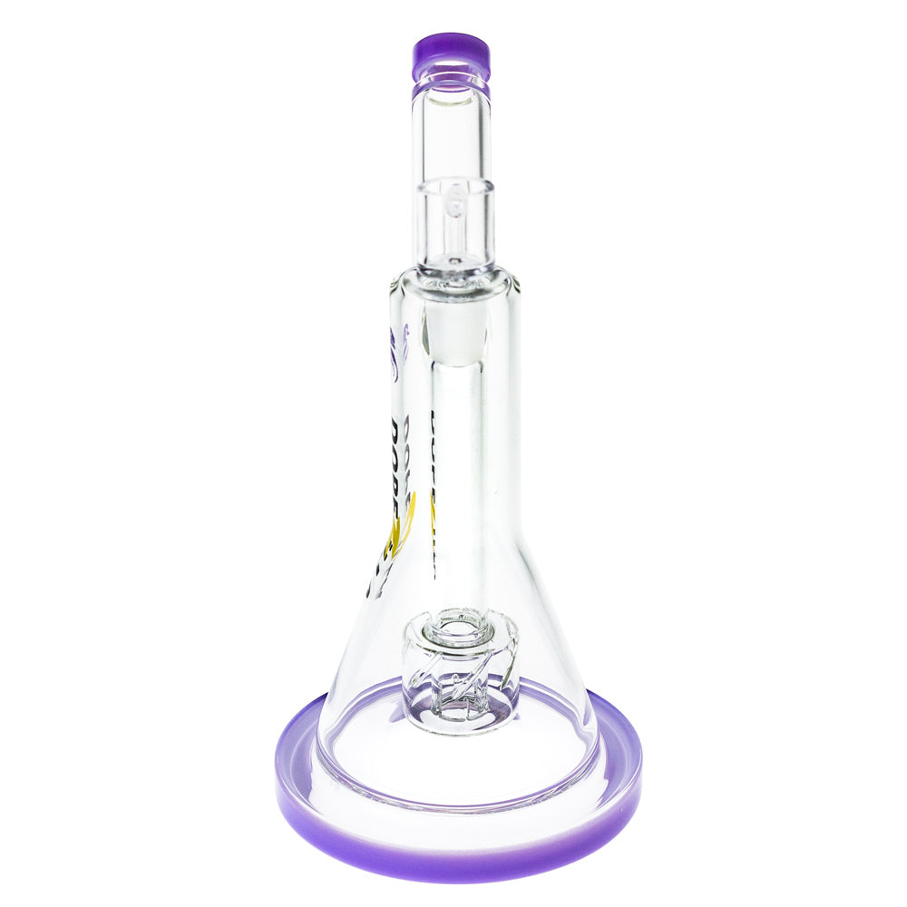 Dopezilla Glass Basilisk Dab Rig | 9 Inches | Purple | front view