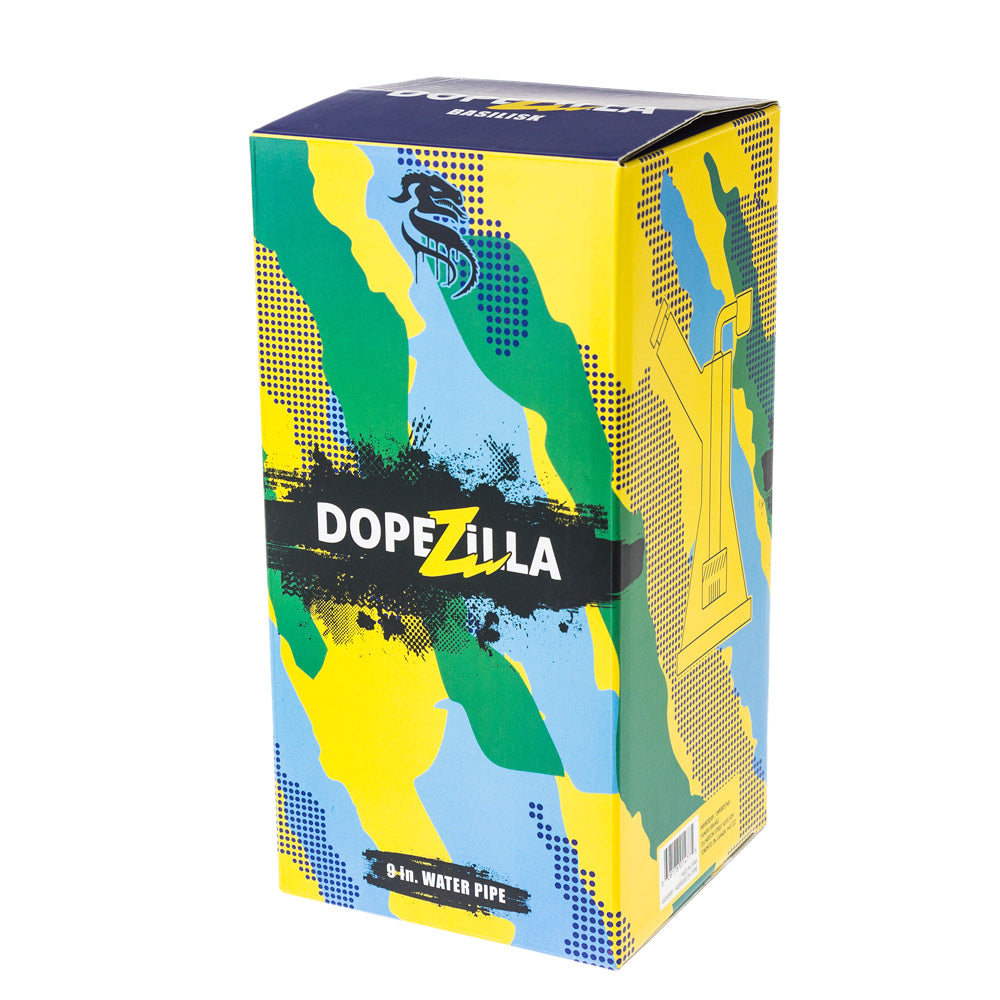 Dopezilla Glass Basilisk Dab Rig | 9 Inches | Box