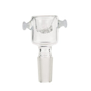 Glass Herb Bowl with Built-in Screen | Side View