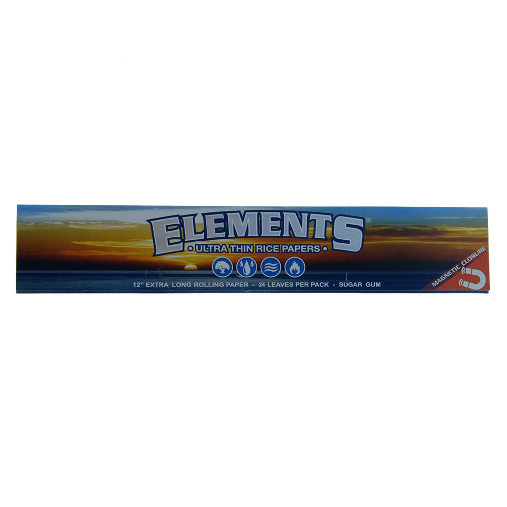 Elements - Huge 12 inch Rice Rolling Papers - Foot Long - Single pack