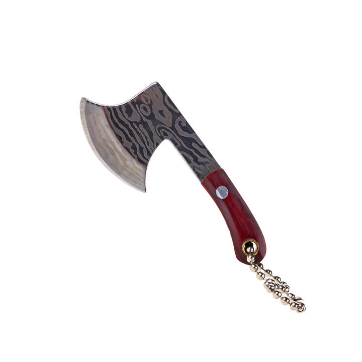 THGC EX III Mini Chopping Knife with Cover | Brown | Flat Back