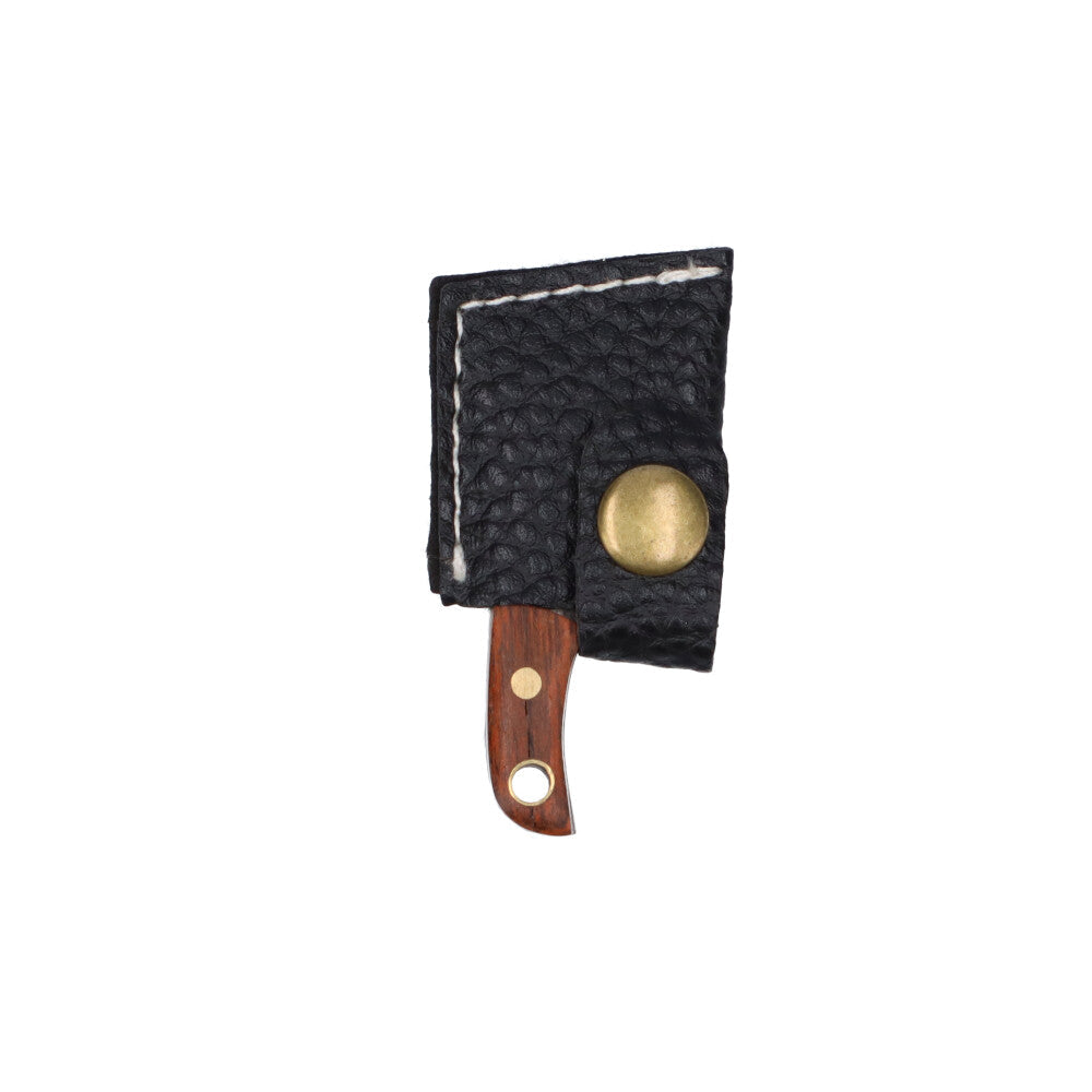 THG Co. EX I Mini Chopping Knife with Cover | Brown - In cover