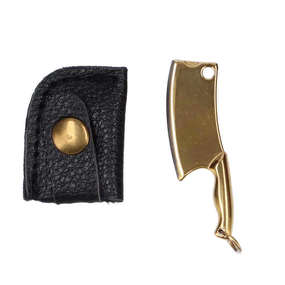 THG Co. EX II Mini Chopping Knife with Cover | Gold - With cover