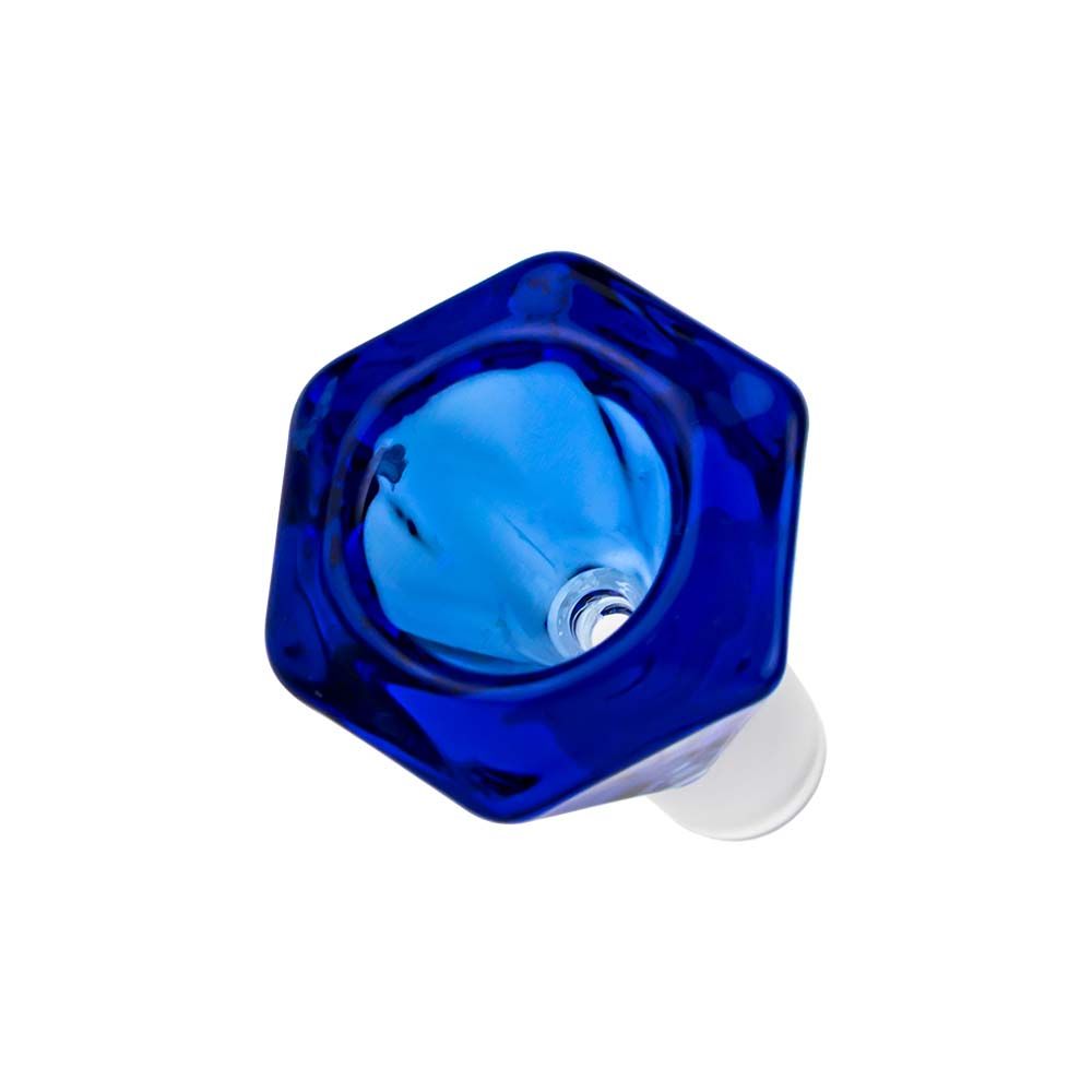 Colored Glass Diamond Shaped Herb Bowl | Male Joint