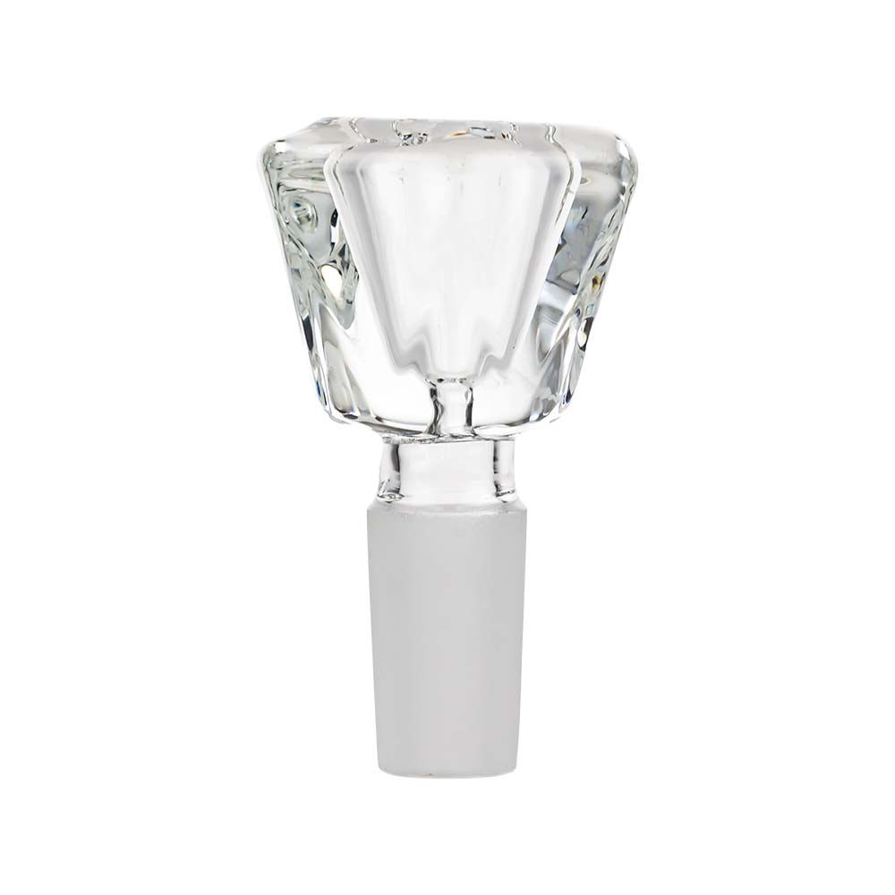 Colored Glass Diamond Shaped Herb Bowl | Male Joint