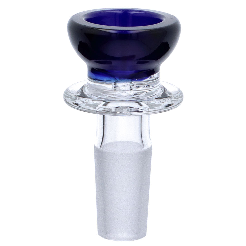 Glass Herb Bowl with Colored Top | Choice of 4 Colors | Blue