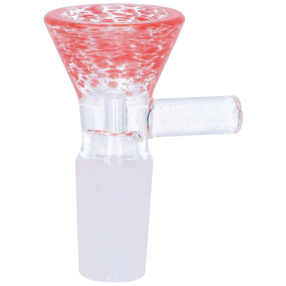 Glass Herb Bowl with Colored Frit Finish | 14.5mm