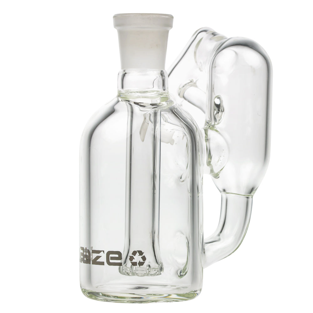 Blaze Glass  Recycler Precooler with Showerhead Diffuser | 45 Degree Joint | 14.5mm - Side View