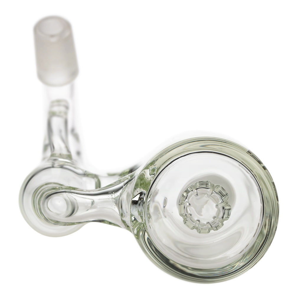 Blaze Glass  Recycler Precooler with Showerhead Diffuser | 45 Degree Joint | 14.5mm - Bottom View