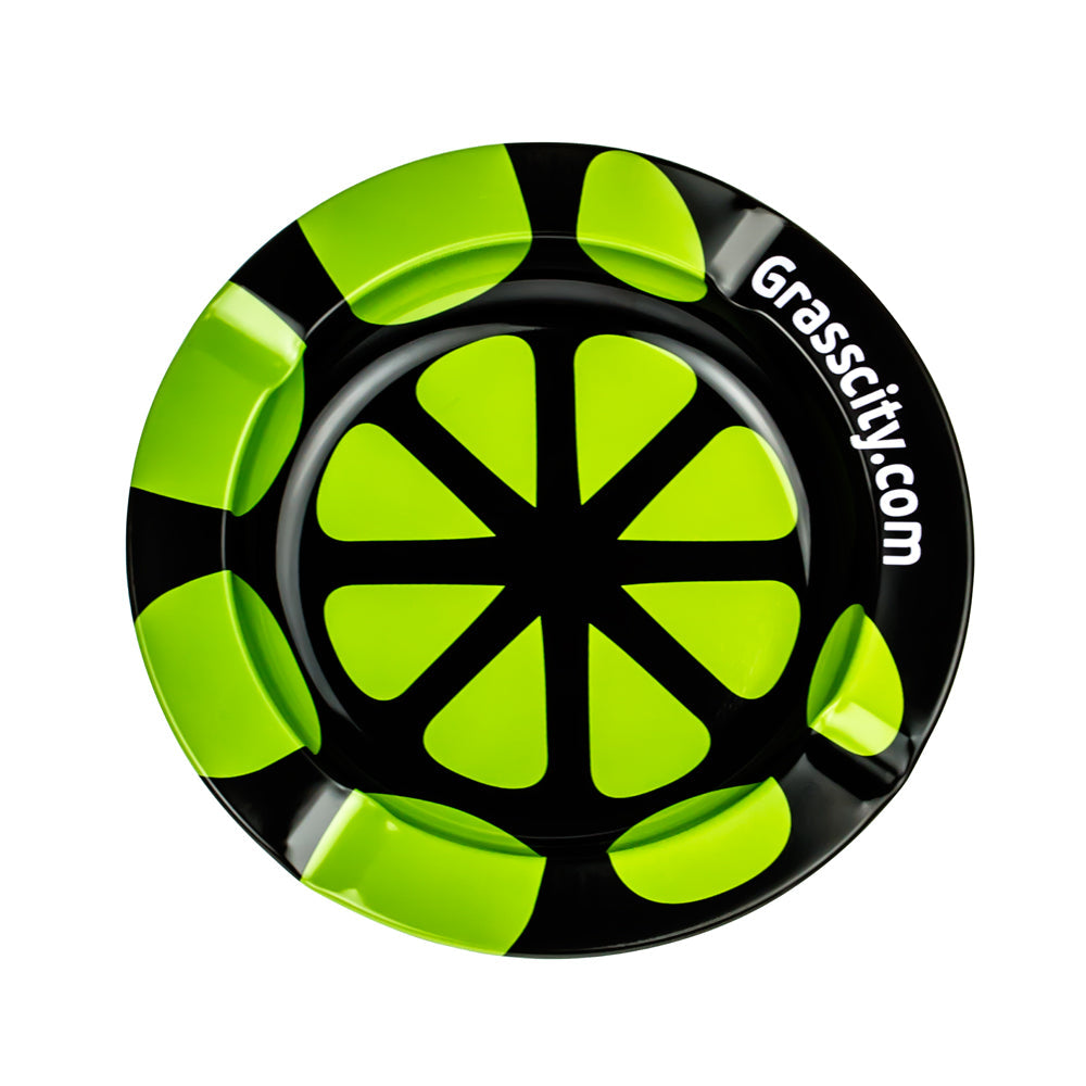 Grasscity Tin Ashtray - Top View